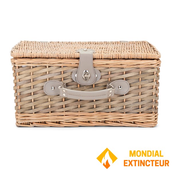 Livoo - Panier pique nique Pour 4 personnes en osier