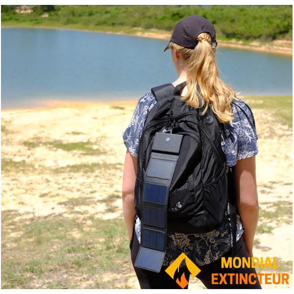 Toad - Panneau solaire pliable Photon B 4000 mAh - Noir