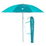Decathlon - Parasol de plage  PARUV 160 - Bleu vert