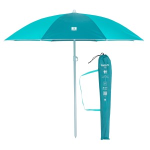 Decathlon - Parasol de plage  PARUV 160 - Bleu vert