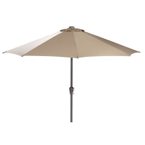 Wilsa - Parasol rond Classic 270 cm beige