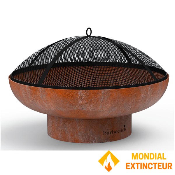 Barbecook - Pare-étincelles Métal noir 75 cm