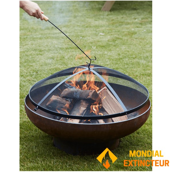 Barbecook - Pare-étincelles Métal noir 75 cm