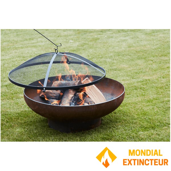 Barbecook - Pare-étincelles Métal noir 75 cm