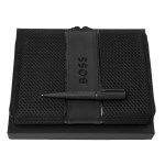 Hugo Boss - Parure Arche stylo bille & conférencier A5