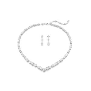Swarovski - Parure Mesmera Blanc, Métal rhodié