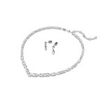 Swarovski - Parure Mesmera Blanc, Métal rhodié