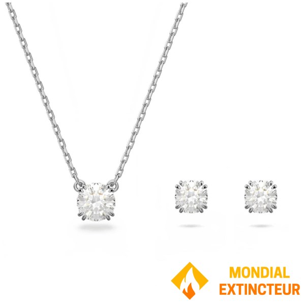 Swarovski - Parure Stilla collier et pendentif blanc