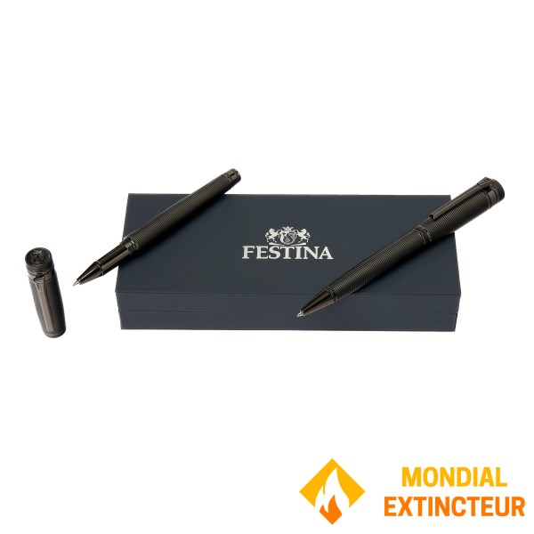 Festina - Parure stylo Bold Stripe Noir