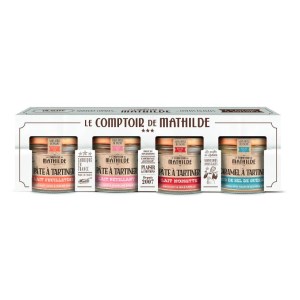 Comptoir de Mathilde - Pâtes à tartiner Coffret de 4 saveurs