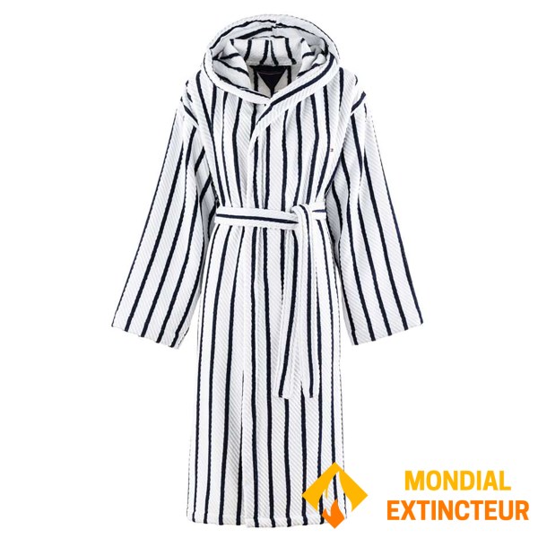 Tommy Hilfiger - Peignoir à capuche Cap Cod - Navy - M