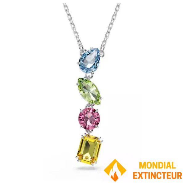Swarovski - Pendentif  Gema en Y multicolore