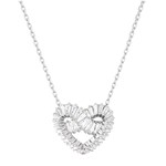 Swarovski - Pendentif Matrix coeur blanc