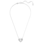 Swarovski - Pendentif Matrix coeur blanc