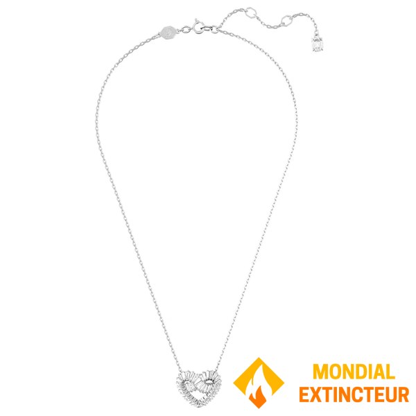 Swarovski - Pendentif Matrix coeur blanc
