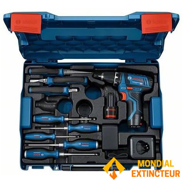 Bosch - Perceuse visseuse GSR 12V-15 + outillages