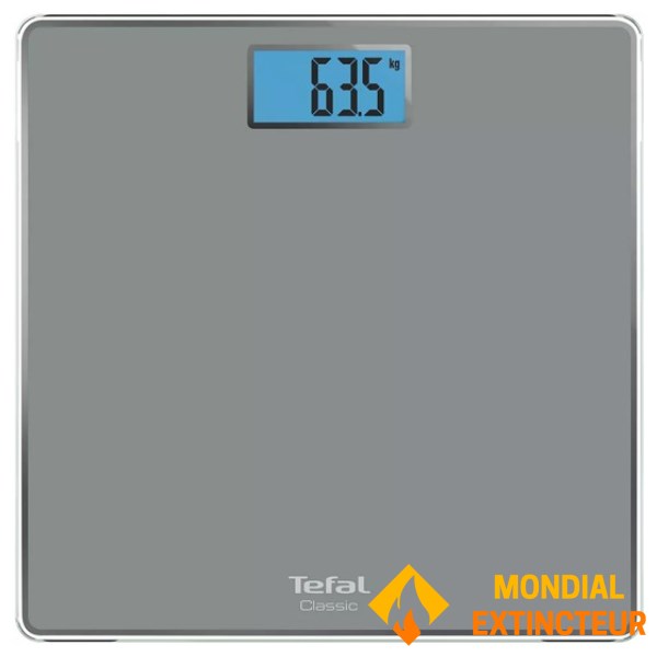 Tefal - Pèse-personne Classic verre - Gris