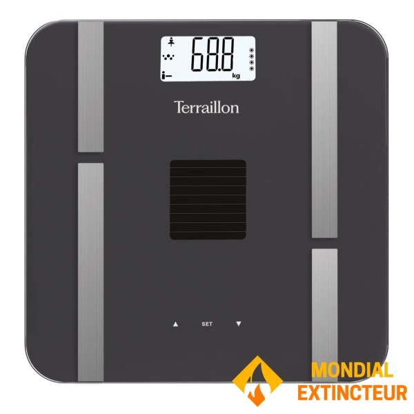 Terraillon - Pèse-personne SUN POWER FIT - IMC - Solaire