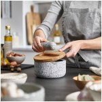 Joseph Joseph - Pilon et mortier Dash granit / bambou