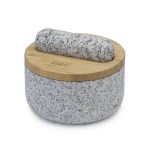 Joseph Joseph - Pilon et mortier Dash granit / bambou