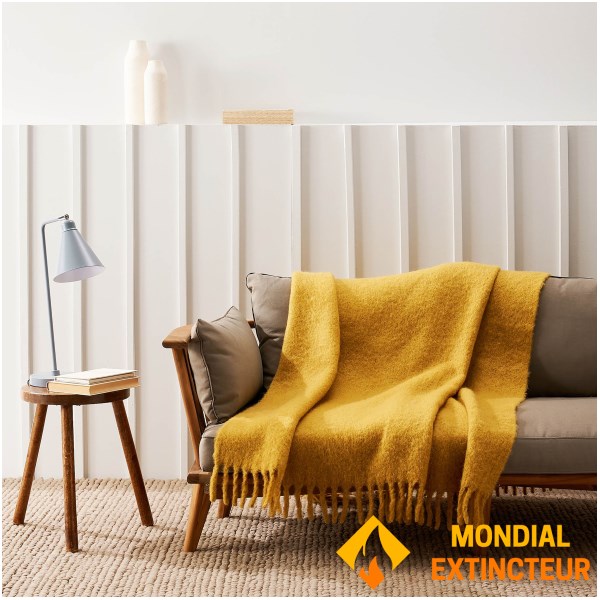 Jalla - Plaid  Feeling - 130x170 cm - Curcuma