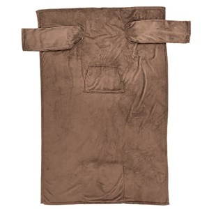 Nature et decouvertes - Plaid Polaire Recyclé - Chataigne