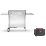 Planet - Plancha Chef 80 +Housse Planet +Chariot fermé