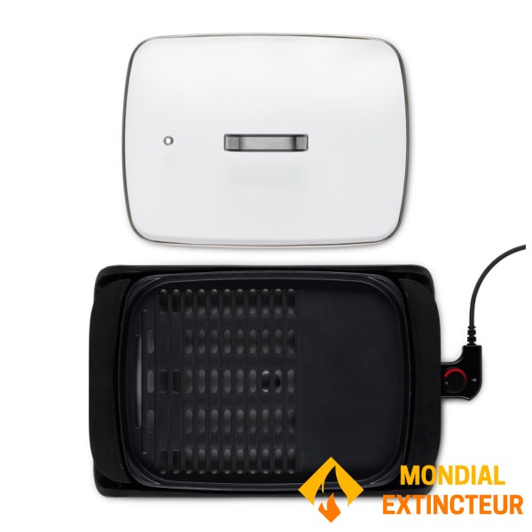 Livoo - Plancha Grill avec couvercle