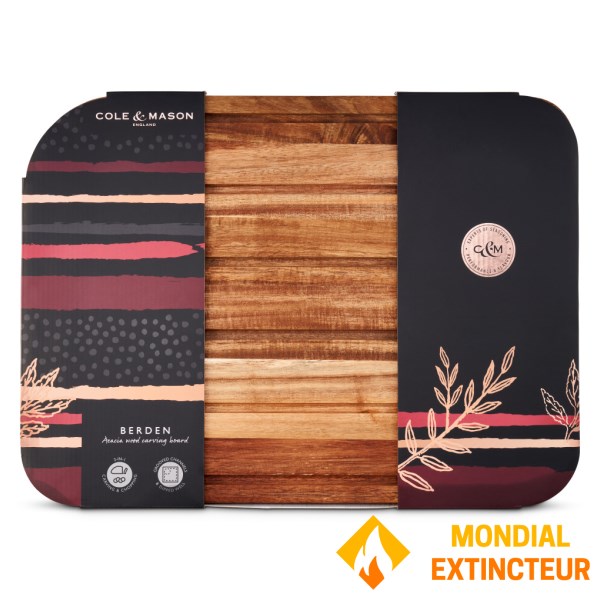 Cole et Mason - Planche à découper XL avec rigole en acacia Berben