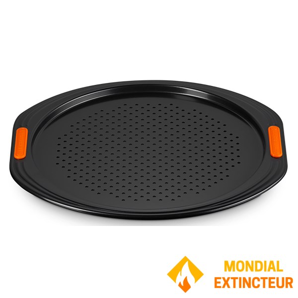 Le Creuset - Plaque à pizza  Patiliss 33 cm - Noir