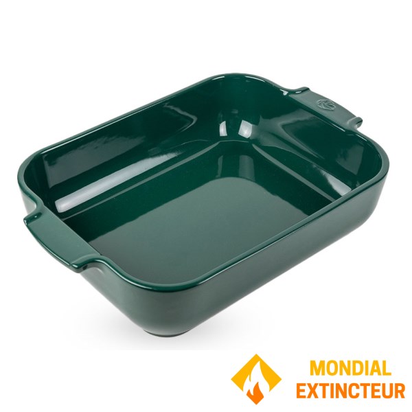 Peugeot PSP - Plat à four Céramique vert forêt 32cm