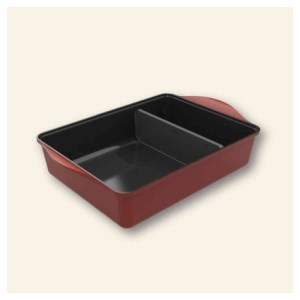 Cookut - Plat à four L'incroyable ajustable rouge passion