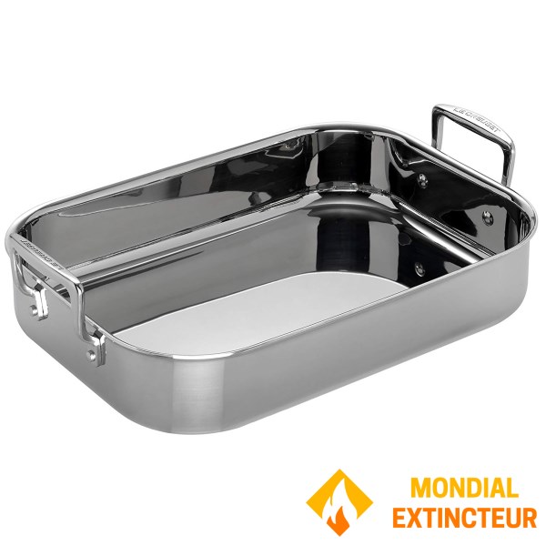 Le Creuset - Plat à rôtir rectangulaire Inox classique - 35 cm