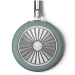 Smeg - Poële 28 cm Esthétique Années 50 vert mat