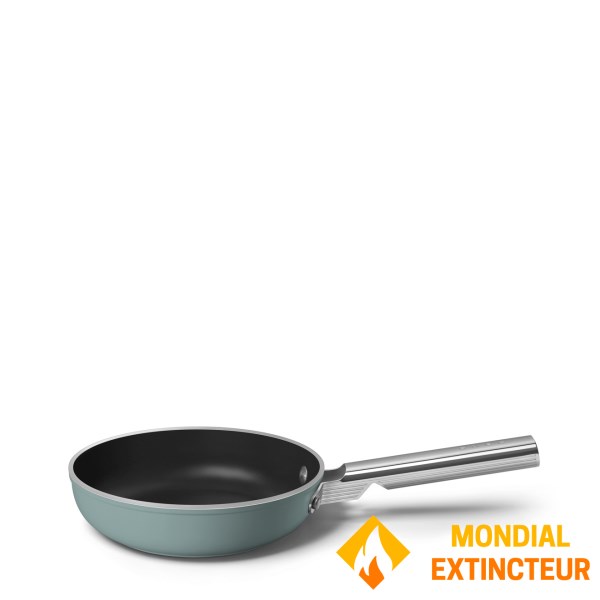 Smeg - Poële 28 cm Esthétique Années 50 vert mat