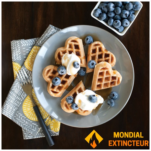 Nordic Ware - Poêle à gaufres Coeur