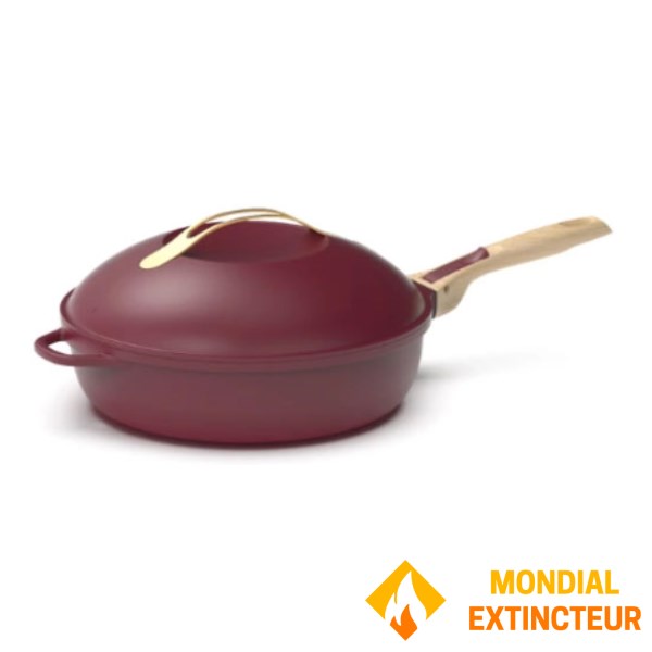 Cookut - Poêle multifonctions La Fabuleuse - 24 cm rubis