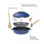 Cookut - Poêle multifonctions La Fabuleuse - 24 cm saphir
