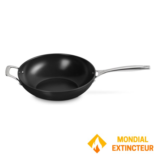 Le Creuset - Poele wok 30 cm Céramique Essentielle avec poignées