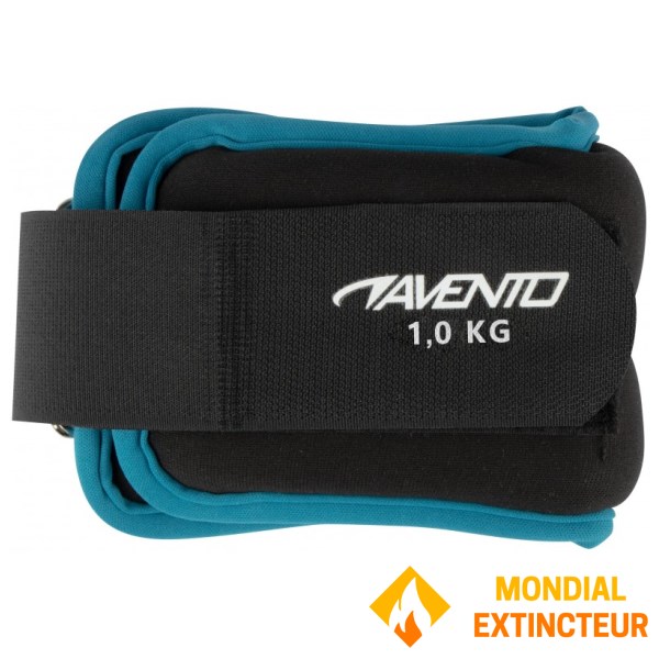 Avento - Poids sport CHEVILLE / POIGNET NEOPRENE - 2 X 1 KG