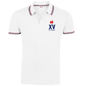 FFR - Polo adulte FFR- blanc - S