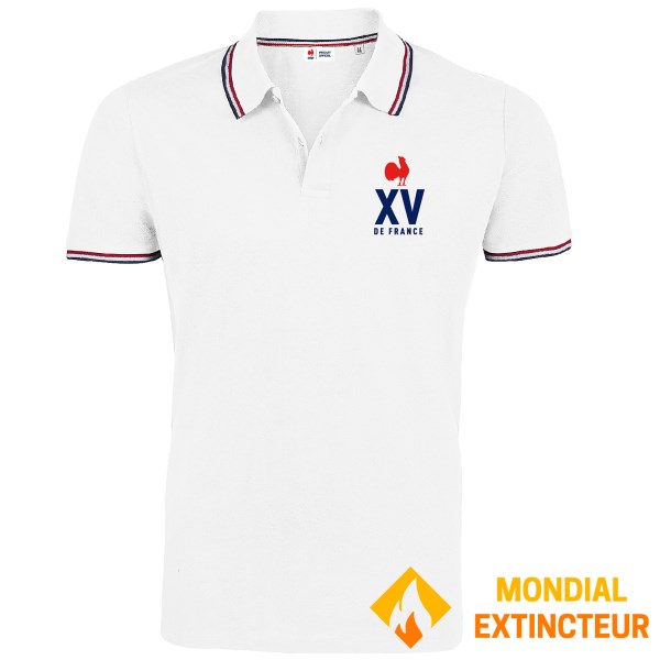 FFR - Polo adulte FFR- blanc - S