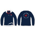 FFR - Polo adulte ML XV de France Rugby marine - S