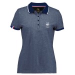 FFF - Polo femme FFF Bleu chiné - XL