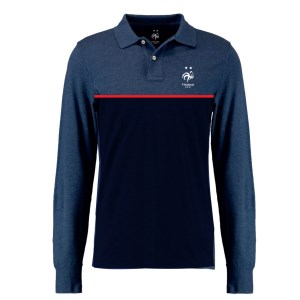 FFF - Polo FFF ML marine - XXL
