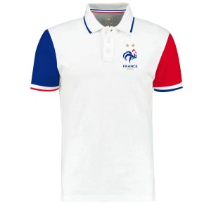 FFF - Polo homme FFF tricolore - S