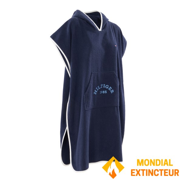 Tommy Hilfiger - Poncho Miami bleu marine S/M