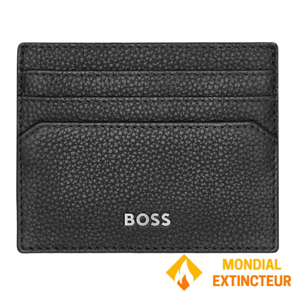 Hugo Boss - Porte-cartes Classic grainé noir