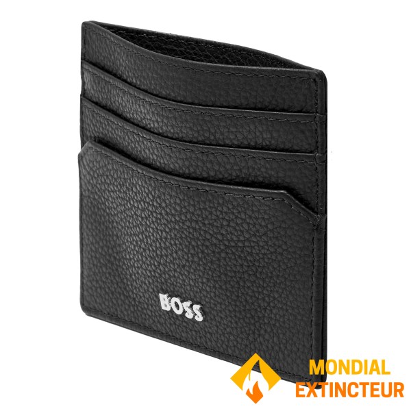 Hugo Boss - Porte-cartes Classic grainé noir