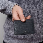 Hugo Boss - Porte-cartes Classic grainé noir